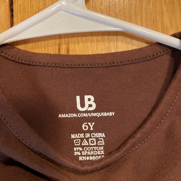 Brown Turkey Top and Leopard Pants Set - Picture 5 of 6